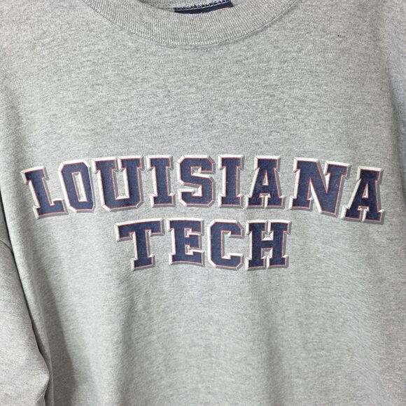 Vintage Jansport Long Sleeve Louisiana Tech T Shirt Mens XXL Thick Made in USA - Picture 3 of 7